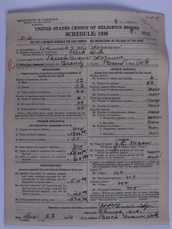 Scan of Church of the Nazarene: 871