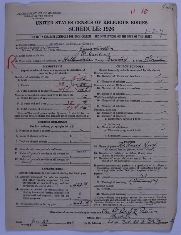 Scan of American Catholic Church: 11