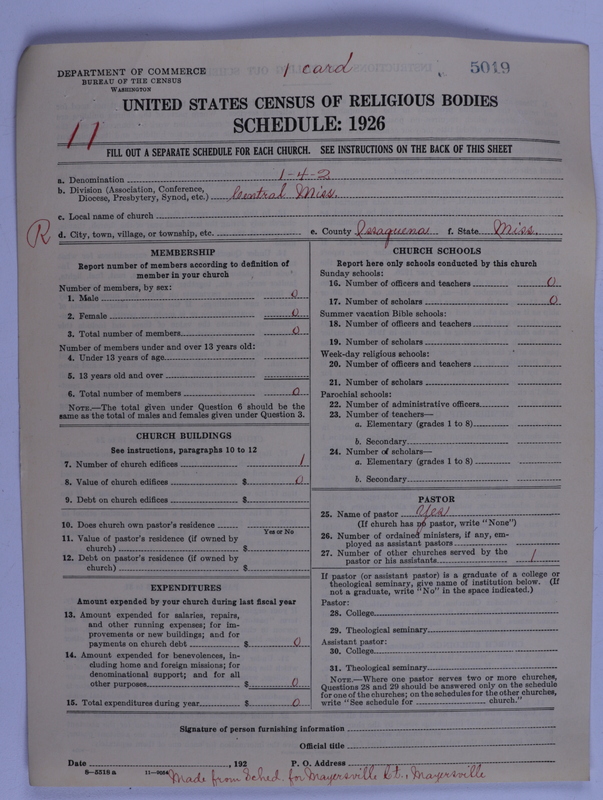 Scan of African Methodist Episcopal Church: 5019