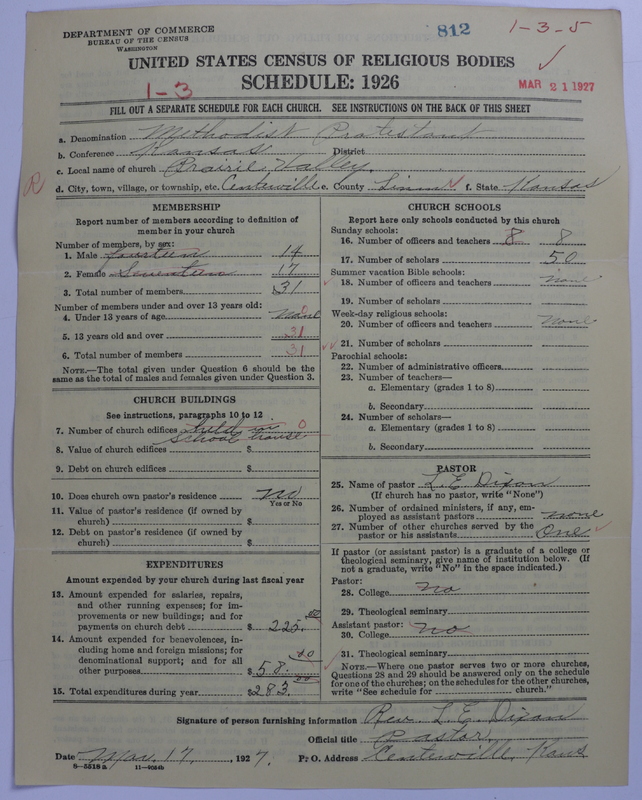 Scan of Methodist Protestant Church: 812