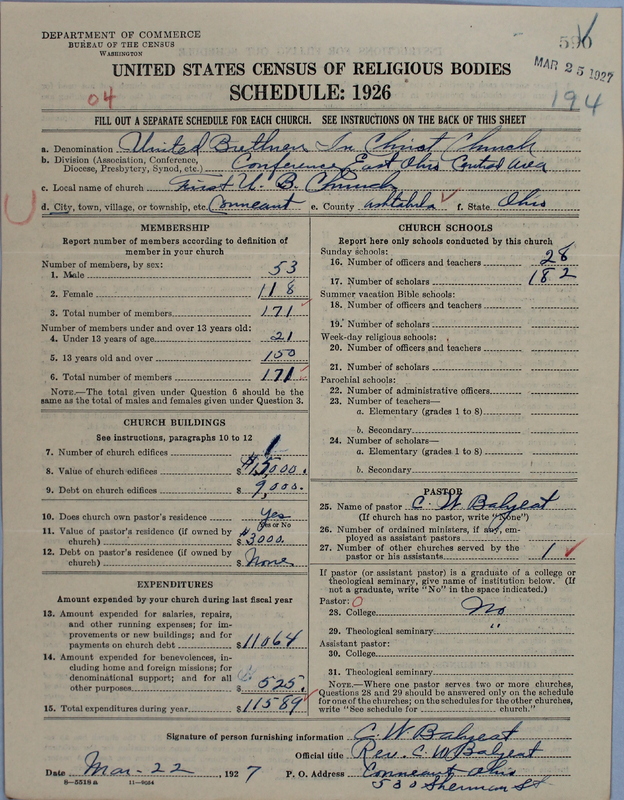 Scan of Church of the United Brethren in Christ: 590