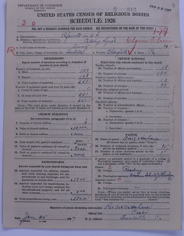 Scan of Reformed Church in the United States: 313