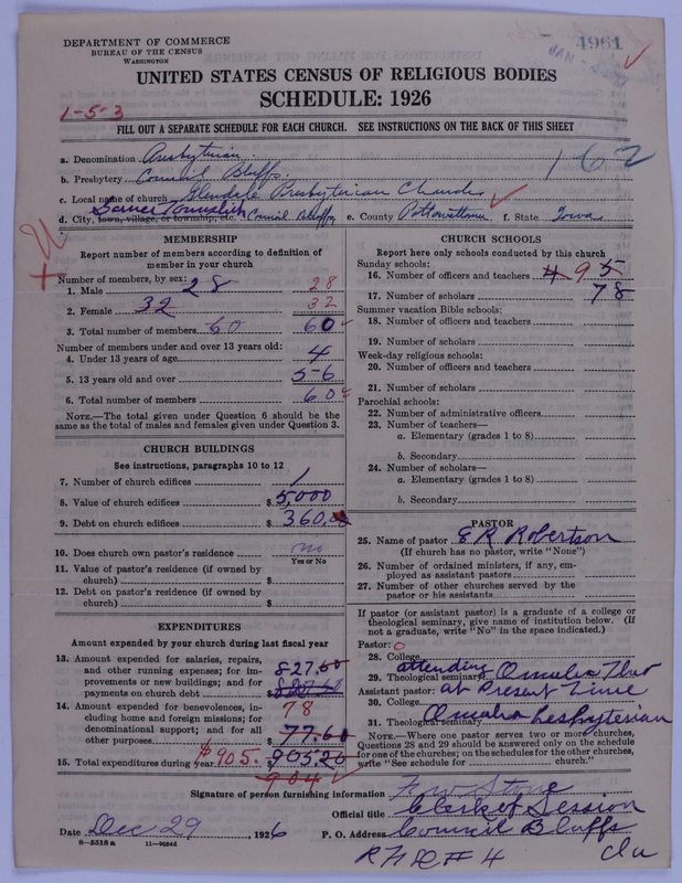 Scan of Presbyterian Church in the United States of America: 4961