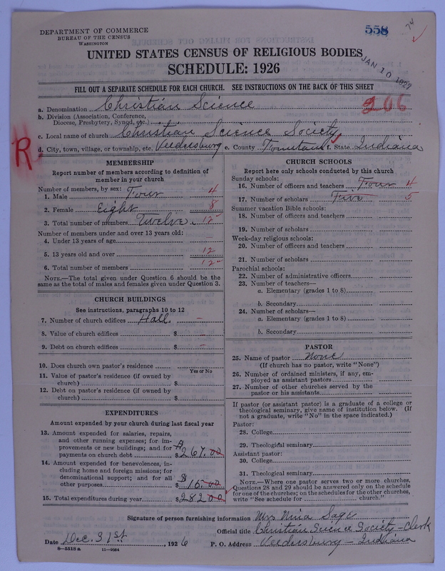 Scan of Church of Christ, Scientist: 558