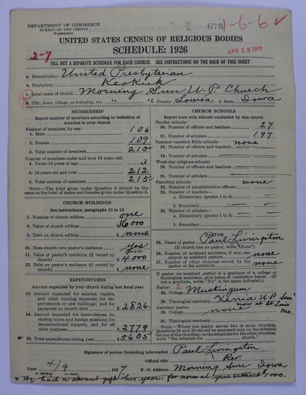 Scan of United Presbyterian Church of North America: 678