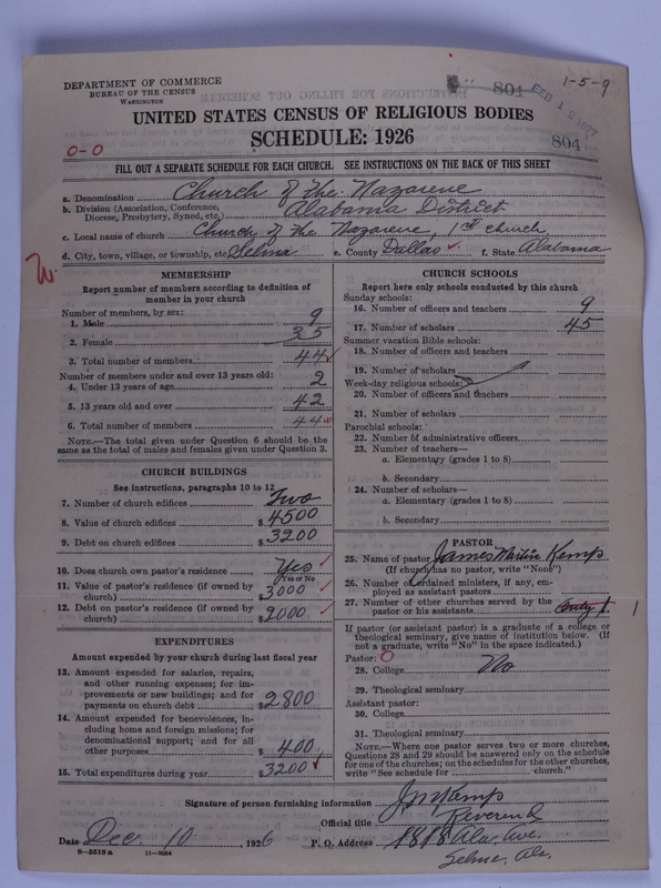 Scan of Church of the Nazarene: 804