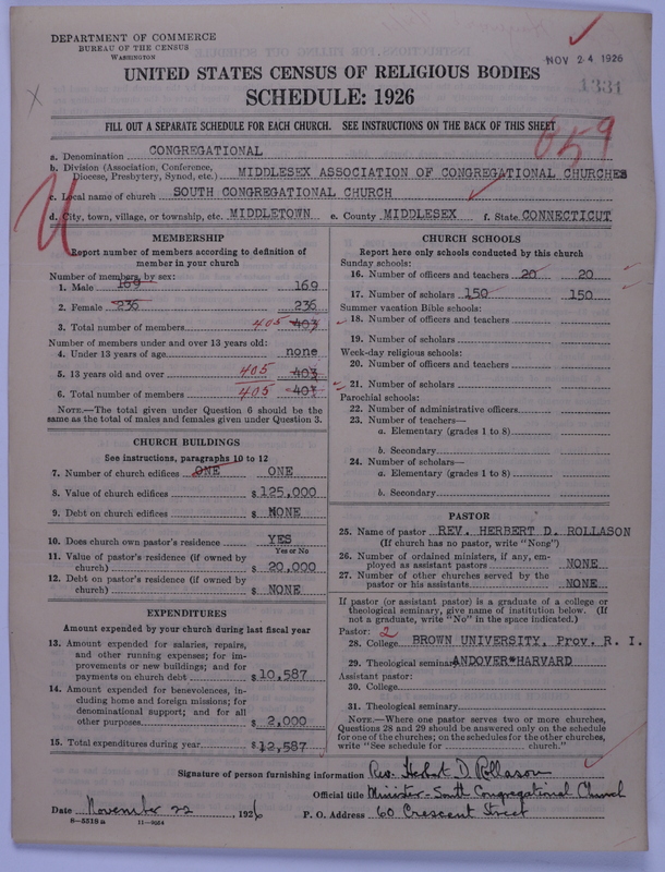 Scan of Congregational Churches: 1331