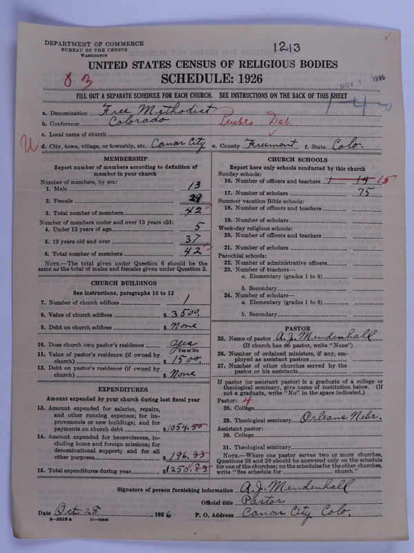 Scan of Free Methodist Church of North America: 1213