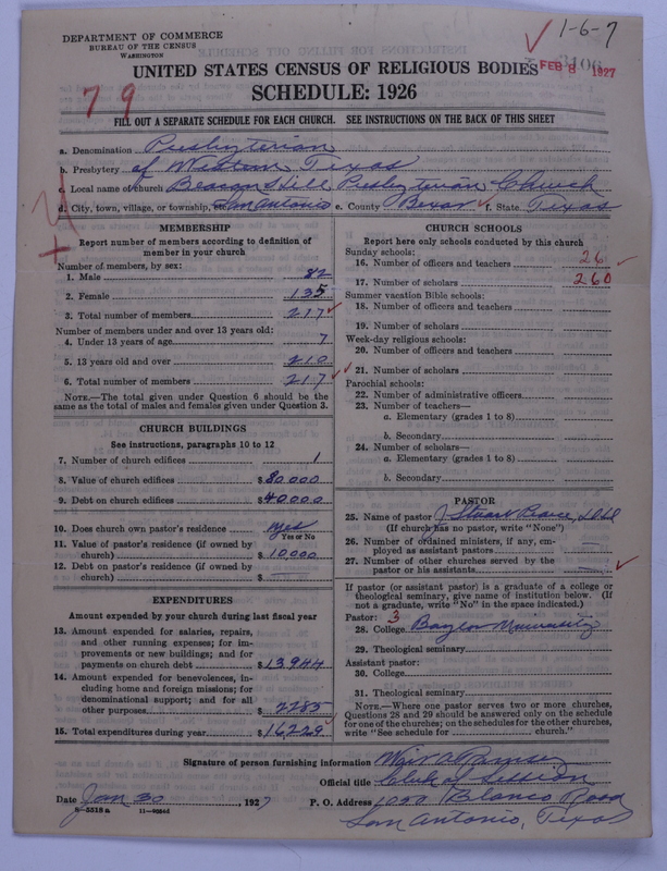 Scan of Presbyterian Church in the United States: 3106