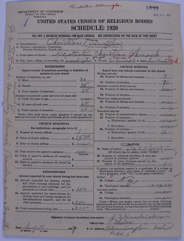 Scan of Disciples of Christ: 1099