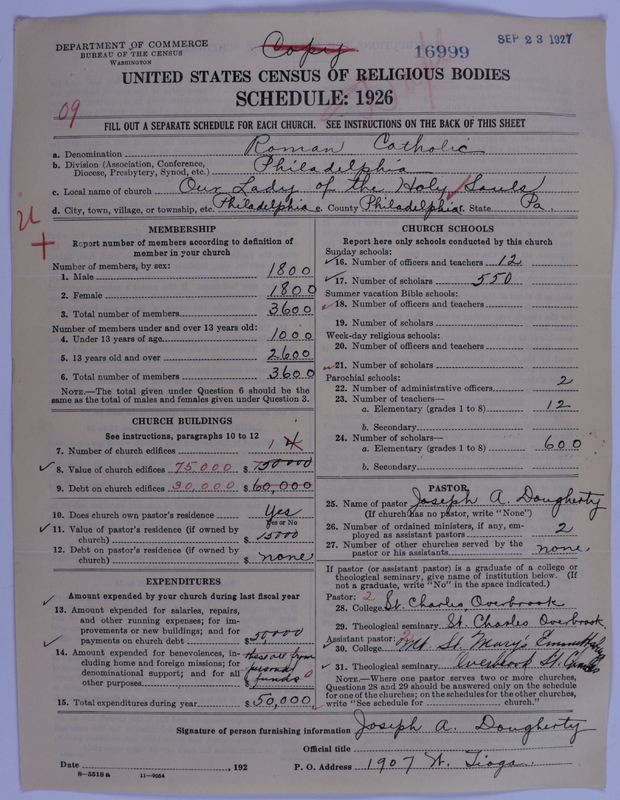 Scan of Roman Catholic Church: 16999