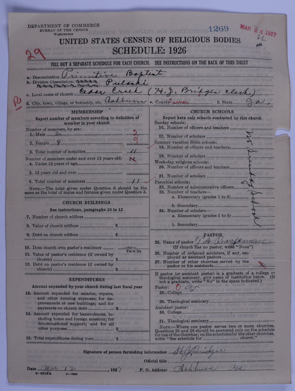 Scan of Primitive Baptists: 1269