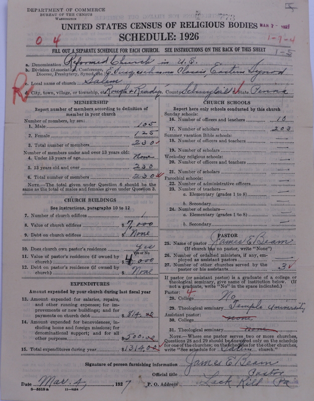 Scan of Reformed Church in the United States: 773