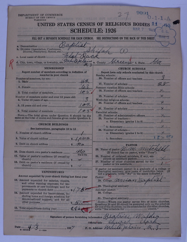 Scan of Negro Baptists: 9091