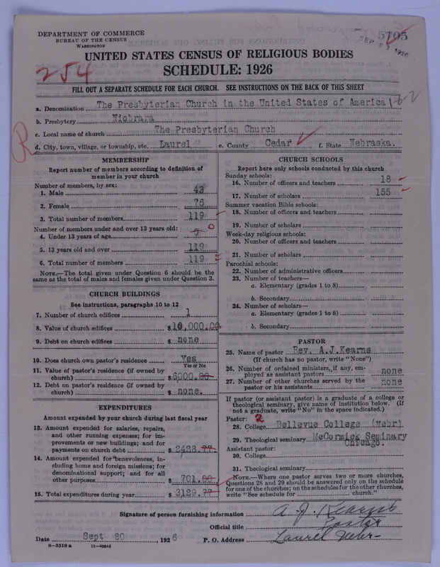 Scan of Presbyterian Church in the United States of America: 5705