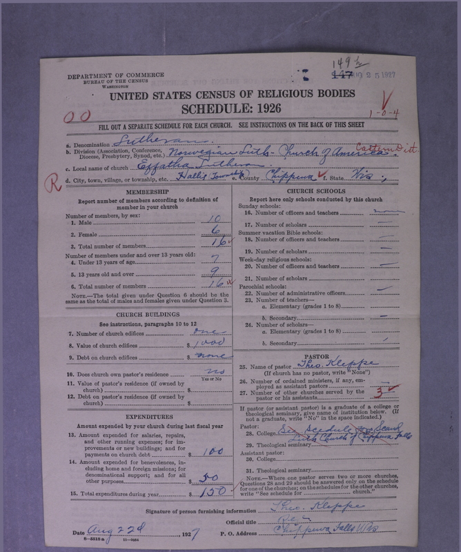 Scan of Norwegian Lutheran Church of America: 149h