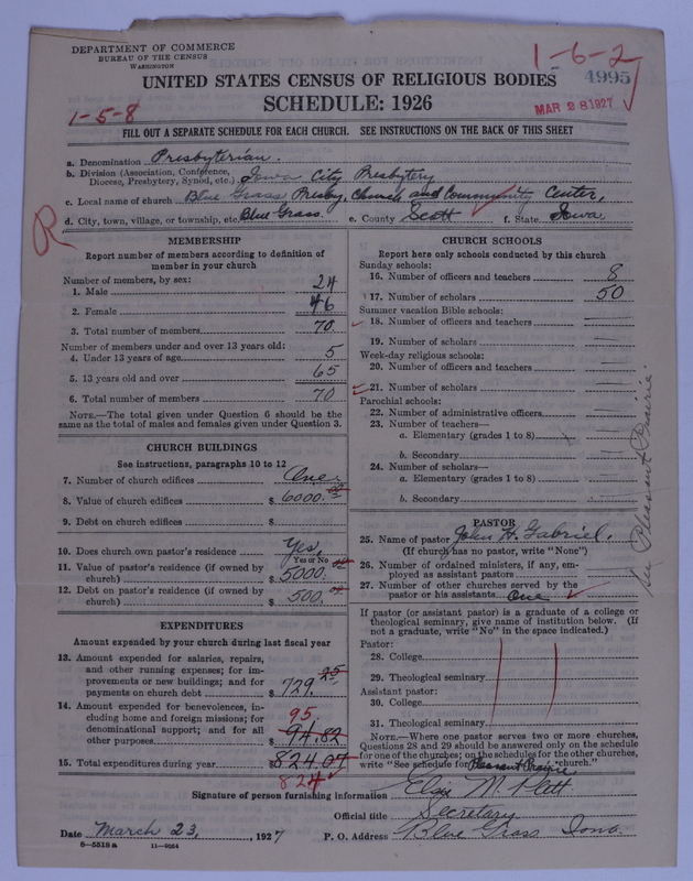 Scan of Presbyterian Church in the United States of America: 4995