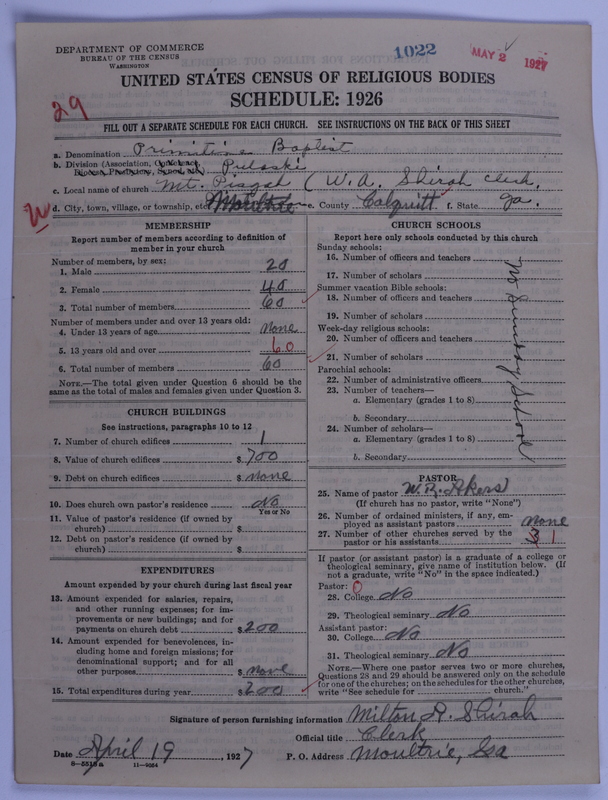 Scan of Primitive Baptists: 1022