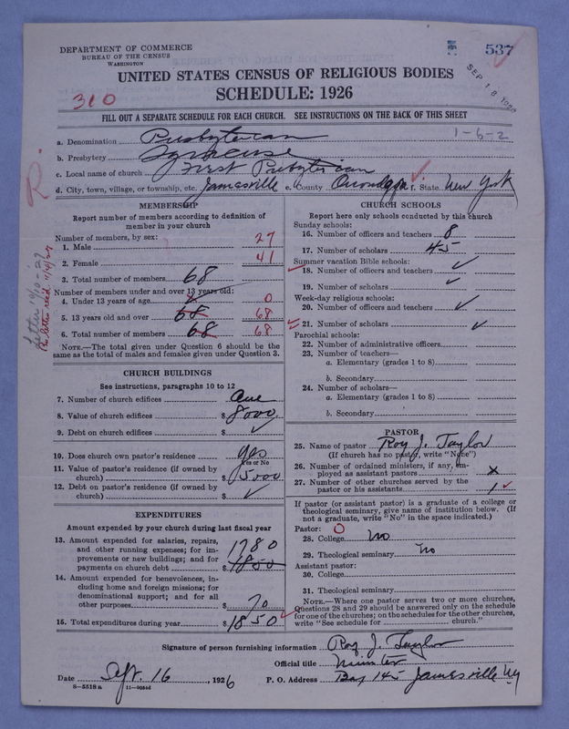 Scan of Presbyterian Church in the United States of America: 537