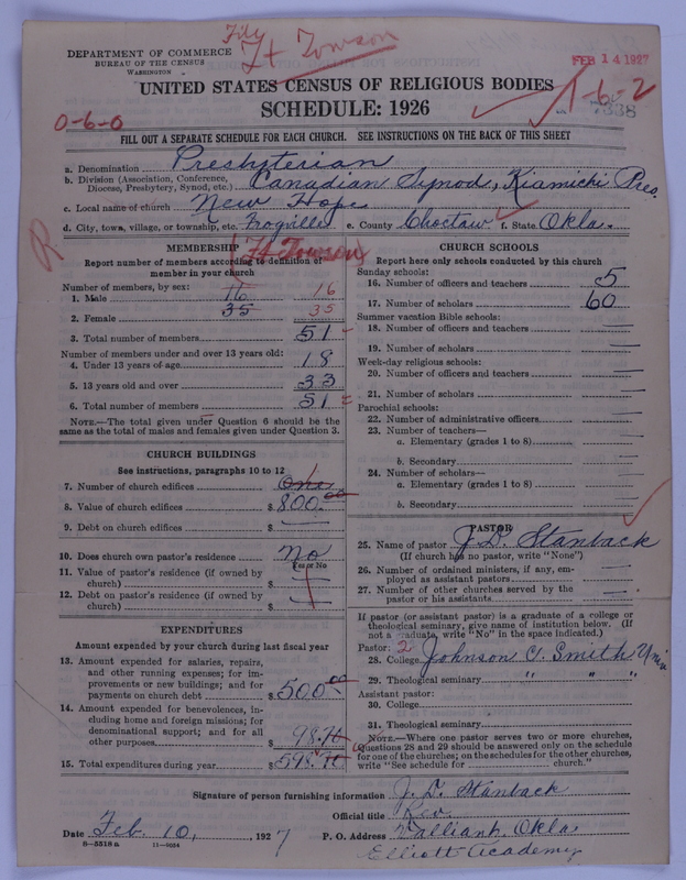Scan of Presbyterian Church in the United States of America: 7338