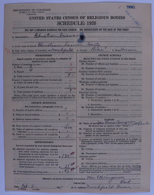Scan of Church of Christ, Scientist: 986