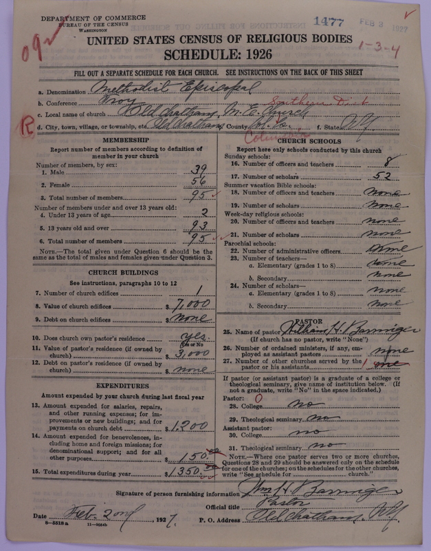 Scan of Methodist Episcopal Church: 1477