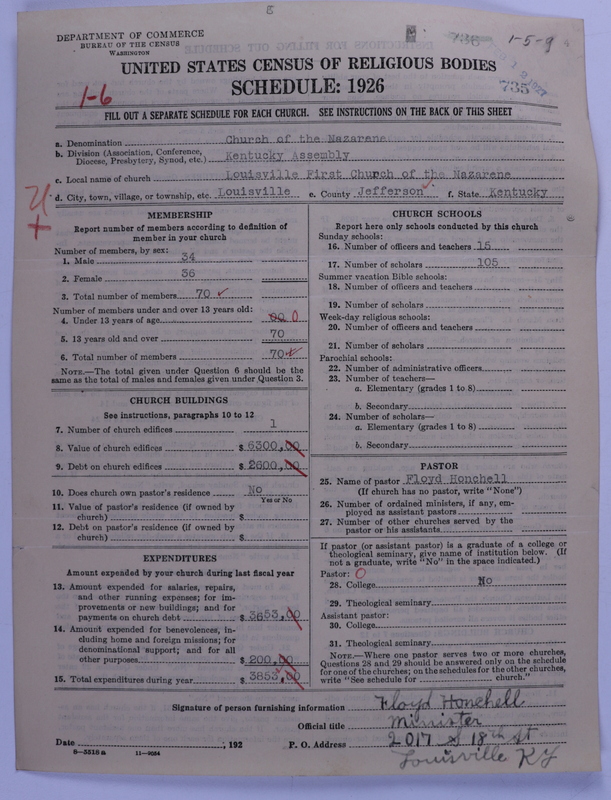 Scan of Church of the Nazarene: 735