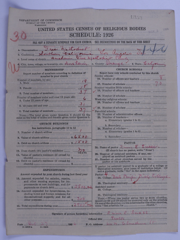 Scan of Free Methodist Church of North America: 1353