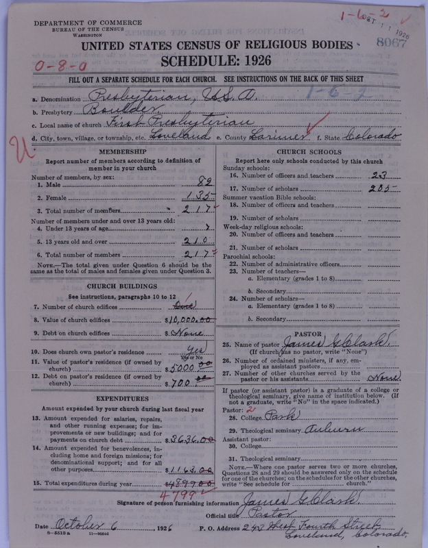 Scan of Presbyterian Church in the United States of America: 8067