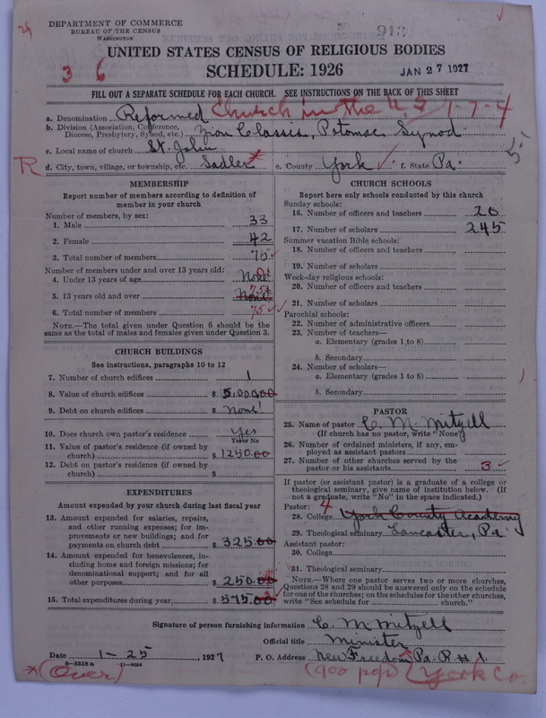 Scan of Reformed Church in the United States: 913
