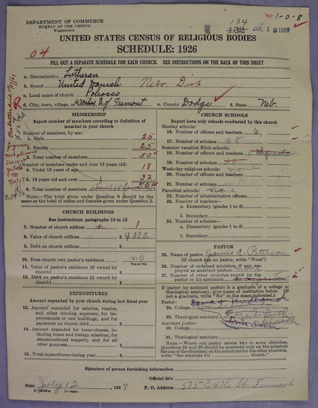 Scan of United Danish Evangelical Lutheran Church in America: 134