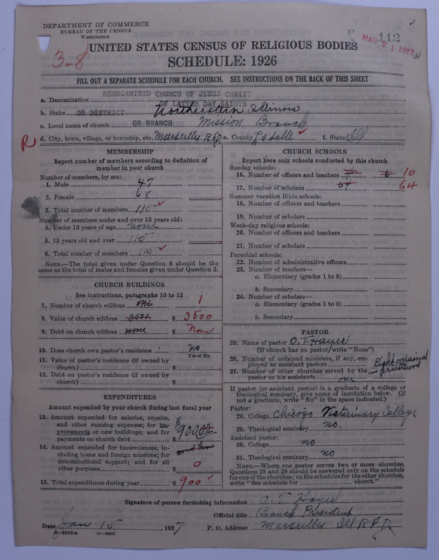 Scan of Reorganized Church of Jesus Christ of Latter Day Saints: 112