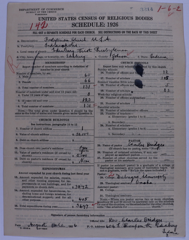 Scan of Presbyterian Church in the United States of America: 3214