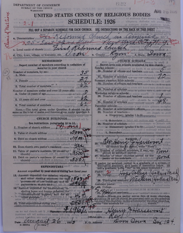 Scan of Reformed Church in America: 622