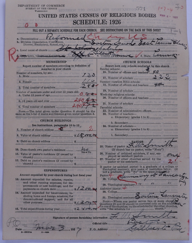 Scan of Reformed Church in the United States: 571