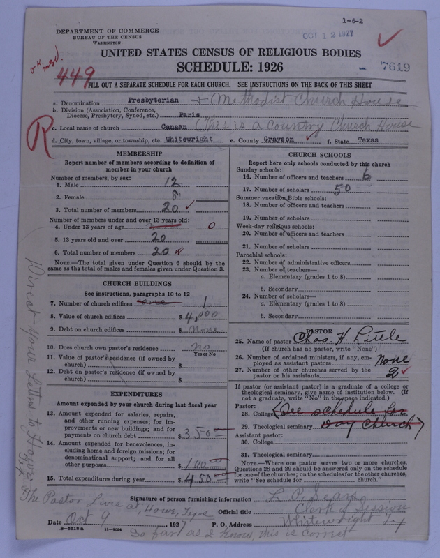 Scan of Presbyterian Church in the United States of America: 7619