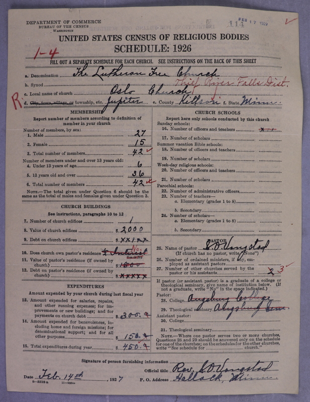 Scan of Lutheran Free Church: 114