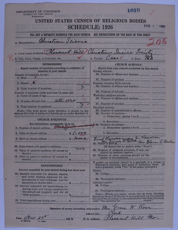 Scan of Church of Christ, Scientist: 1019