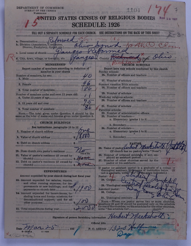 Scan of Reformed Church in the United States: 1104