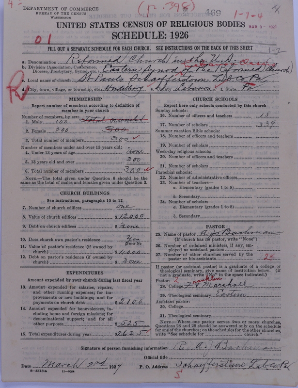Scan of Reformed Church in the United States: 469