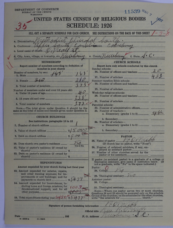 Scan of Methodist Episcopal Church, South: 11539