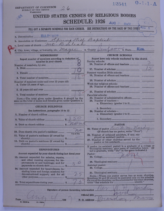 Scan of Negro Baptists: 12541