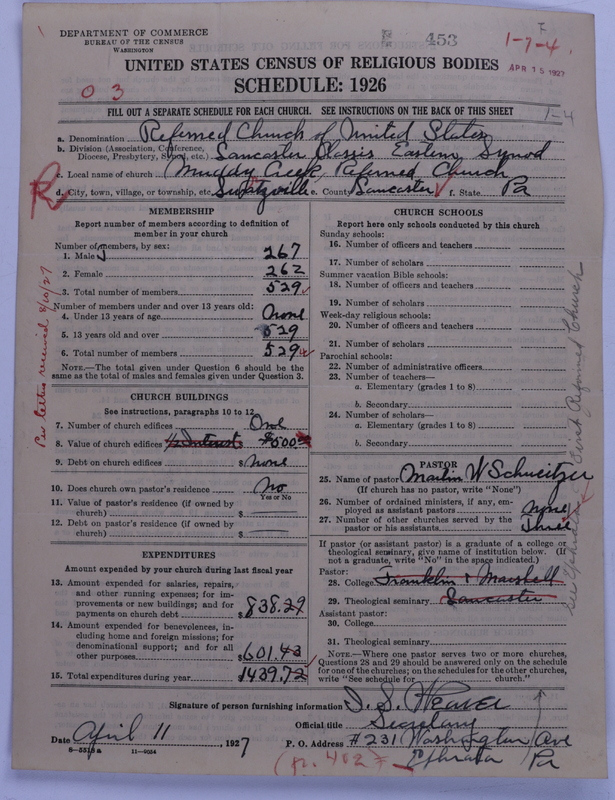 Scan of Reformed Church in the United States: 453