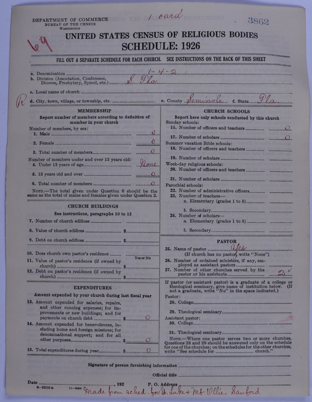 Scan of African Methodist Episcopal Church: 3862