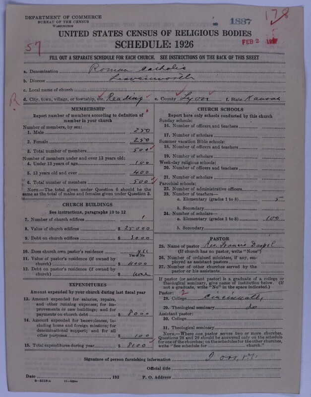Scan of Roman Catholic Church: 1887