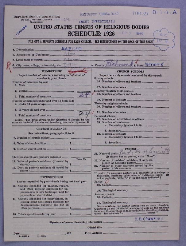 Scan of Negro Baptists: 10039