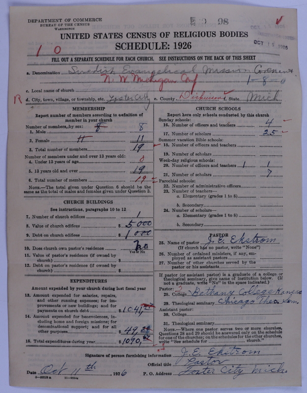 Scan of Swedish Evangelical Mission Covenant of America: 98