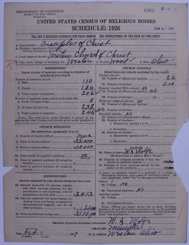 Scan of Disciples of Christ: 685