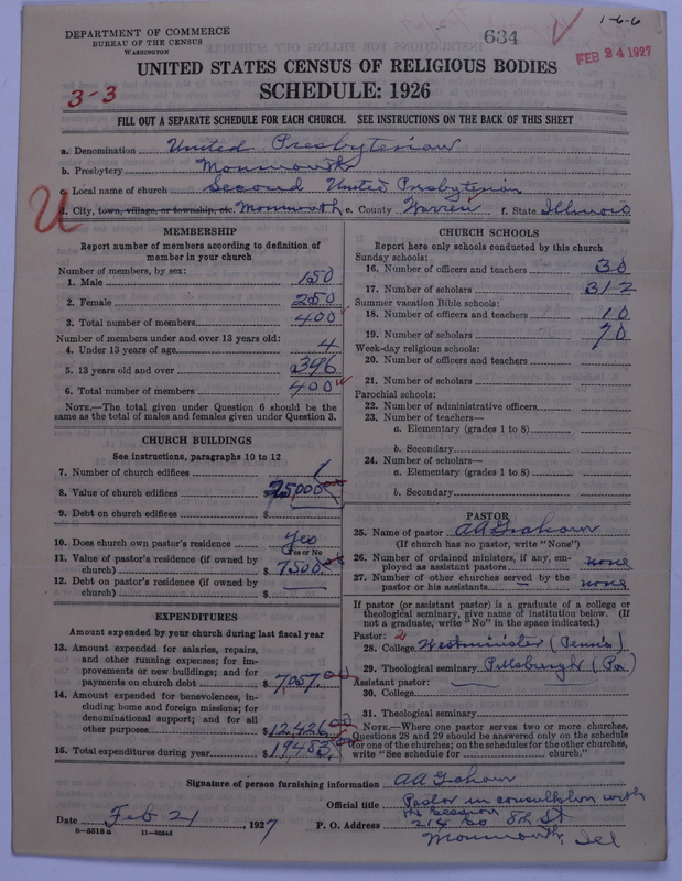 Scan of United Presbyterian Church of North America: 634