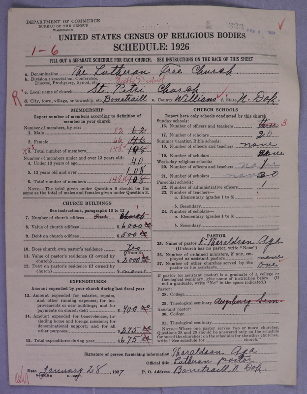 Scan of Lutheran Free Church: 323